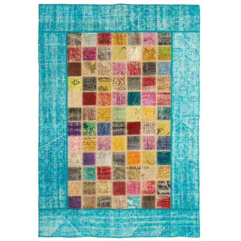Savannah Patchwork Hand Woven Area Rug, Rectangle 120 x 170cm