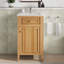 Meuble-lavabo en bois 20 po avec lavabo