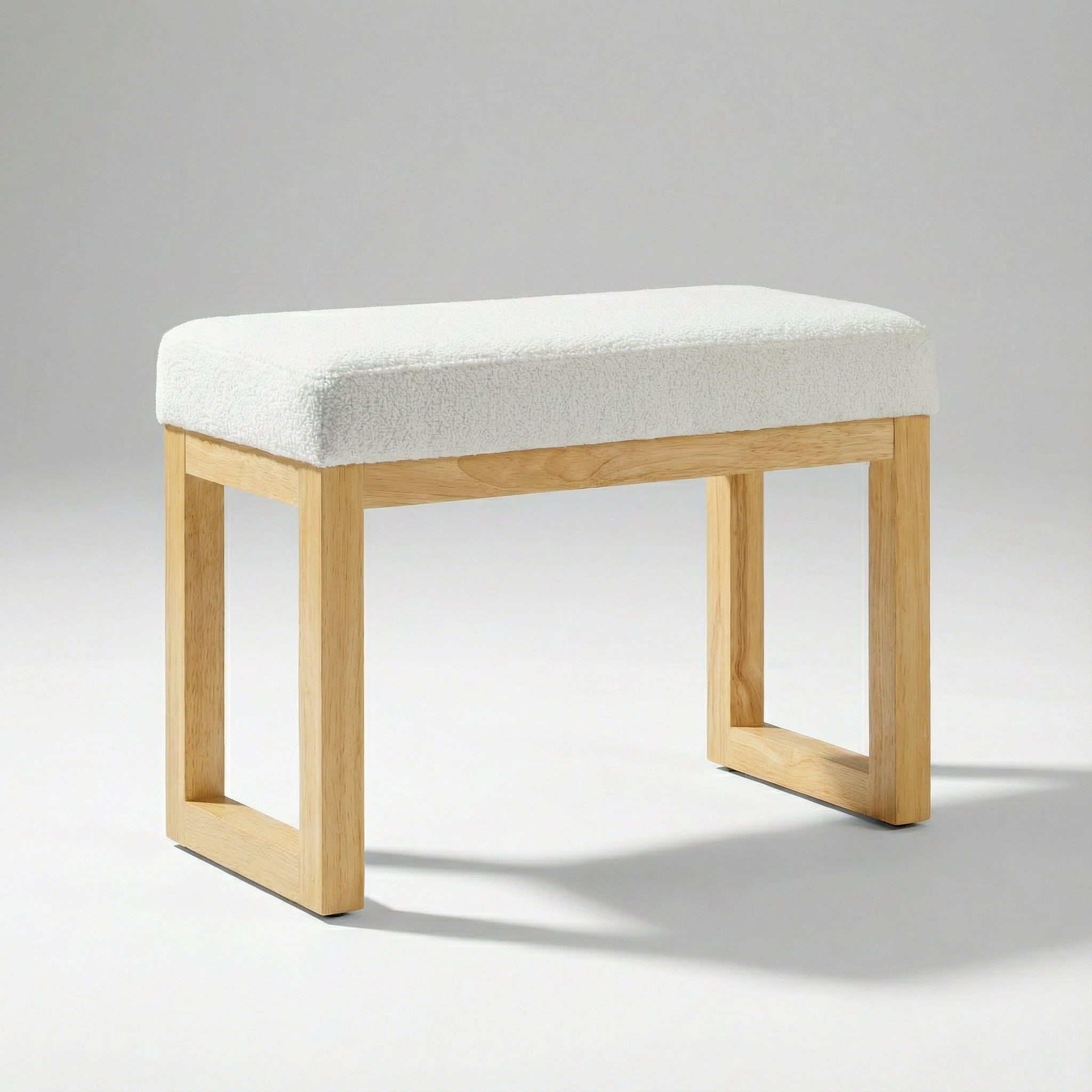Ebern Designs Compact Modern Shoe Changing Bench with Soft Cushioned ...