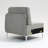 Modular Sectional Sofa Corner Seat,Middle Seat Module Couch,Gray