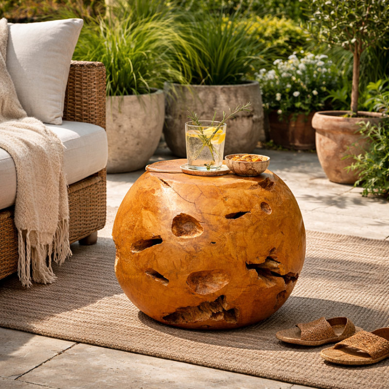 Table d'appoint en bois