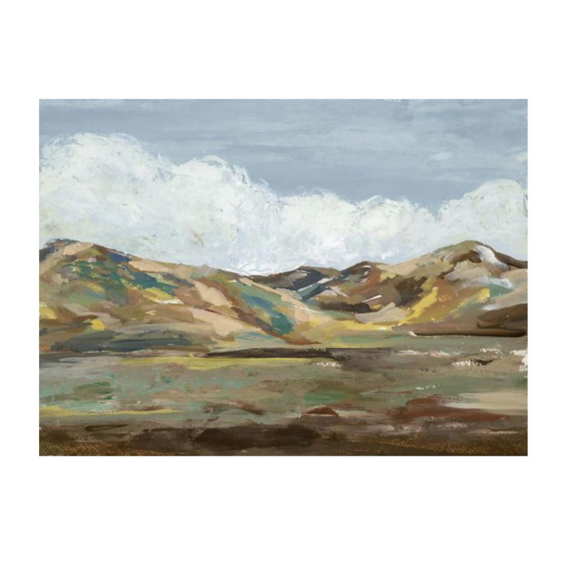 Calm Day II Painting by Sara Brown, 24" H x 33" W, Glass Coat
