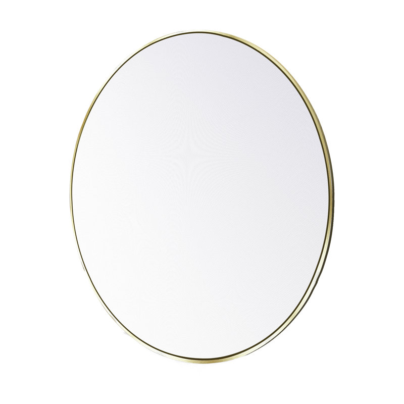 Rim Accent Mirror, 30" x 30", Gold