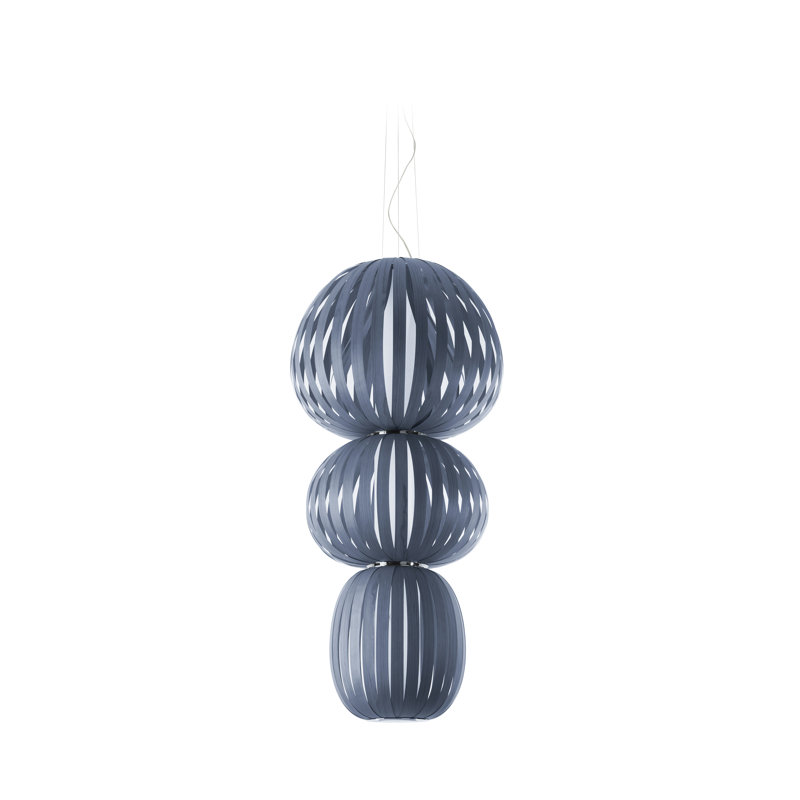 Totem 1 - Light LED Pendant, Ivory White, 2700K LED, 61" H x 28.7" W x 28.7" D