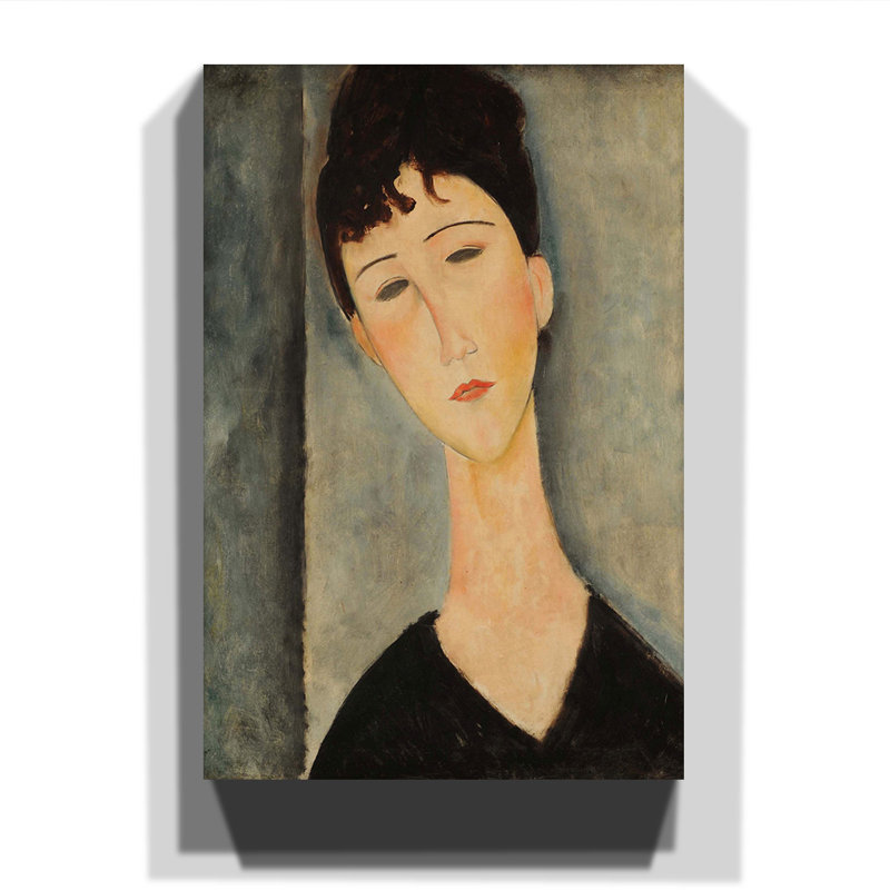 Portrait (2) by Amedeo Modigliani - Wrapped Canvas, 76cm H x 50cm W