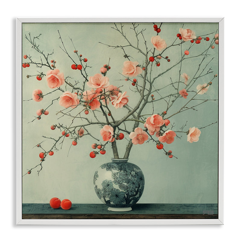 Art historique de giclée encadrée par Roozbeh Bahramali, H 12 po x l 12 po, Giclée encadrée blanc bord de mer