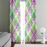 Polyester Semi Sheer Curtain Pair