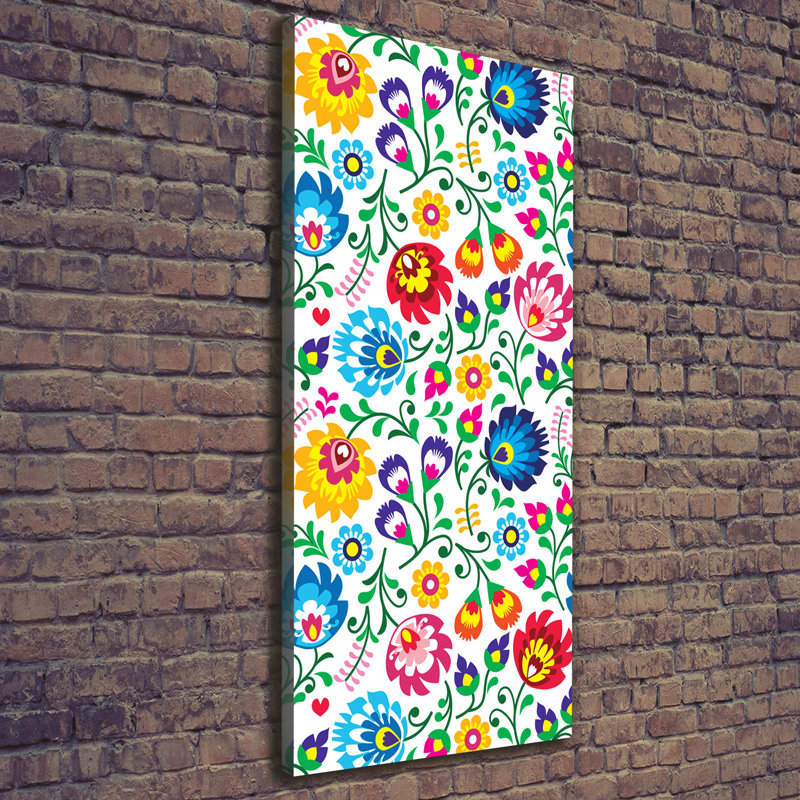 Ethnic Pattern - Wrapped Canvas Print