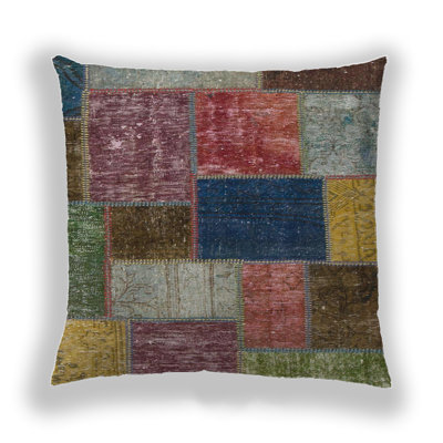 Patchwork Reversible Pillow Cover