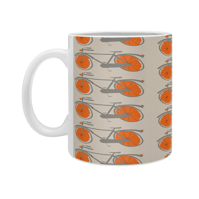 Grande tasse à café bicyclettes