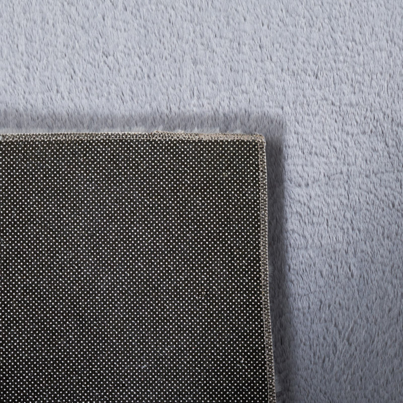 Tapis de performance en fausse fourrure de lapin Chinda, Tapis de couloir 2 pi 3 po x 8 pi