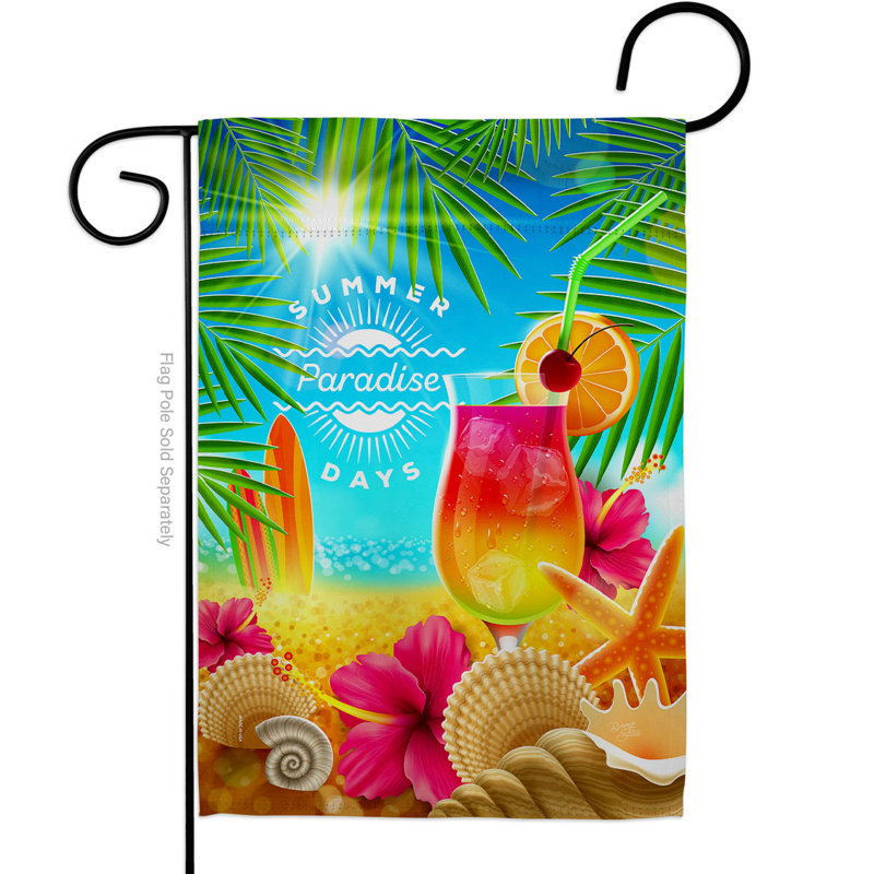Double Sided Polyester Garden Flag, 18.5" H x 13" W