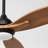 Modern 52" Matte Black Ceiling Fan -1611963147-1611963145