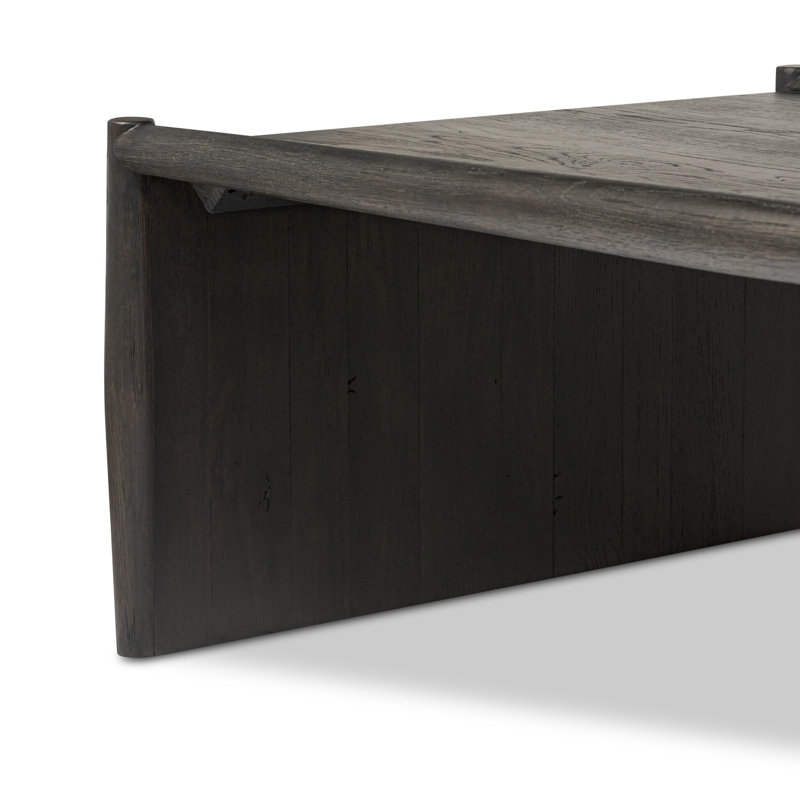Glenview Solid Wood Coffee Table, Black