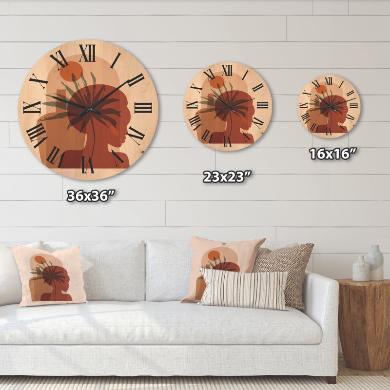 Horloge murale abstraite, Très grand