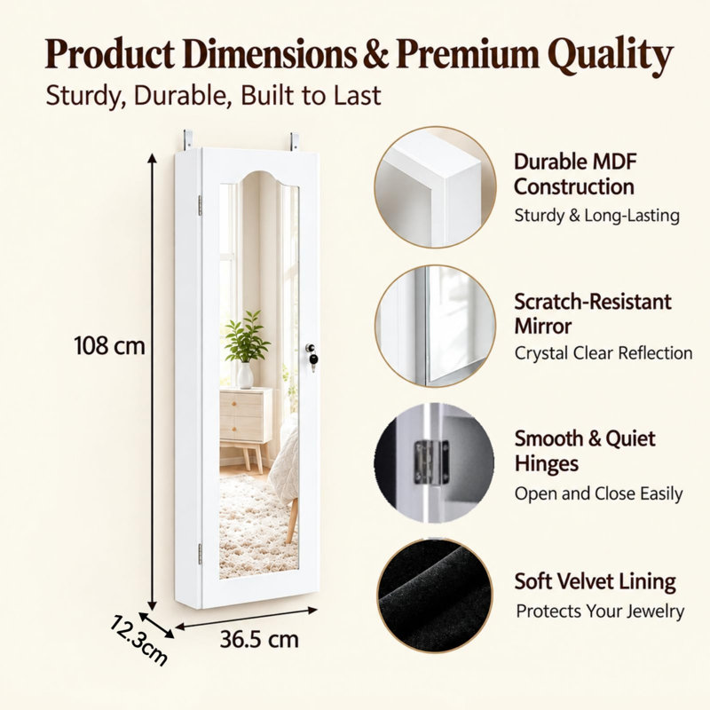 Wall Jewellery Cabinet