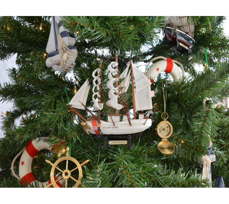 Ornement d’arbre de noël modèle ship