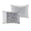 Édredon gris très grand 8 pièces - Style élégant, 100% literie transitionnelle, lavable à la machine