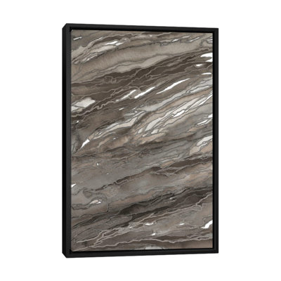 Agate magic, reproduction d’art sur toile tendue dans la terre de rustique