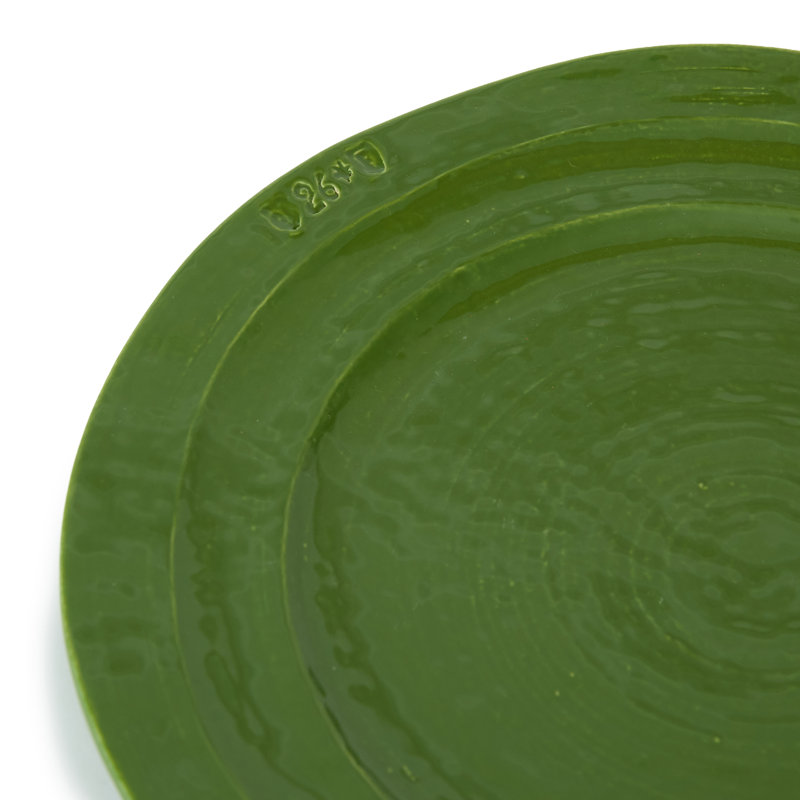 Assiette Okane, Vert