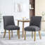 Ensemble de 2 chaises de salle à manger et chaises d'appoint pour la salle à manger