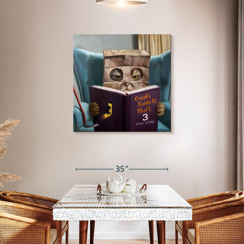 Ketti Cat Burglar II, H 36 po x l 36 po