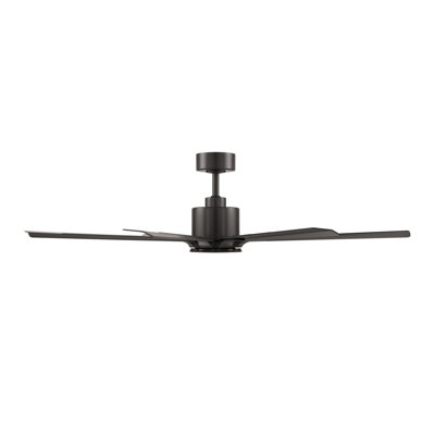 Ventilateur de plafond intelligent à 8 pales avec télécommande incluse, fonctionne avec Alexa et l'application iOS / Android