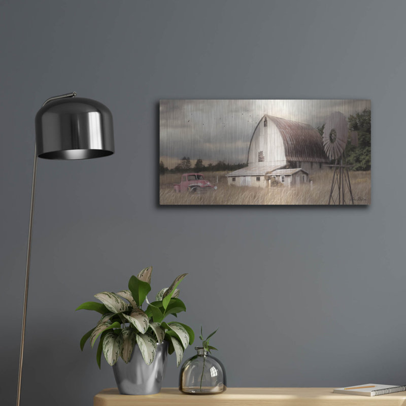 «Henderson Bay Farm» par Lori Deiter, H 12 po x l 24 po