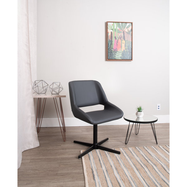 Latitude Run® Faux Leather Swivel Accent Chair & Reviews - Wayfair Canada