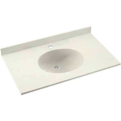 Plateau de meuble-lavabo simple 43 po Ellipse