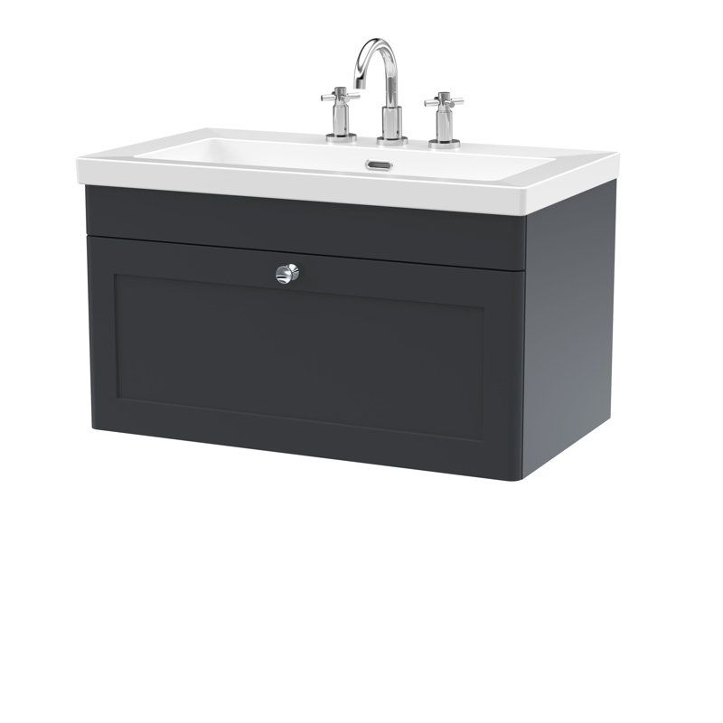 Classique Bathroom Vanity, Soft Black, 81.3 cm W