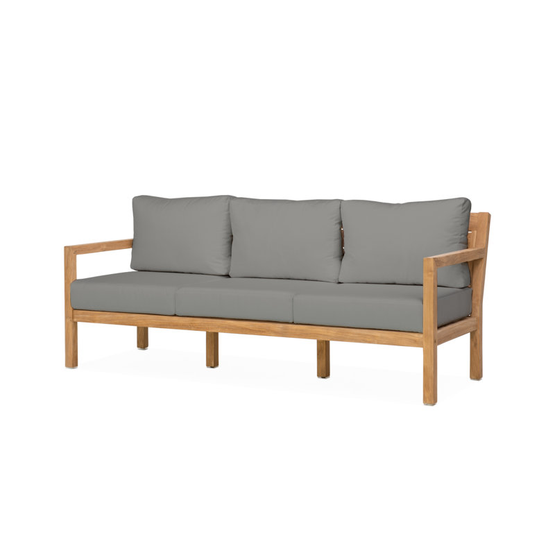Classic Teak Sofa - Charcoal, Gray