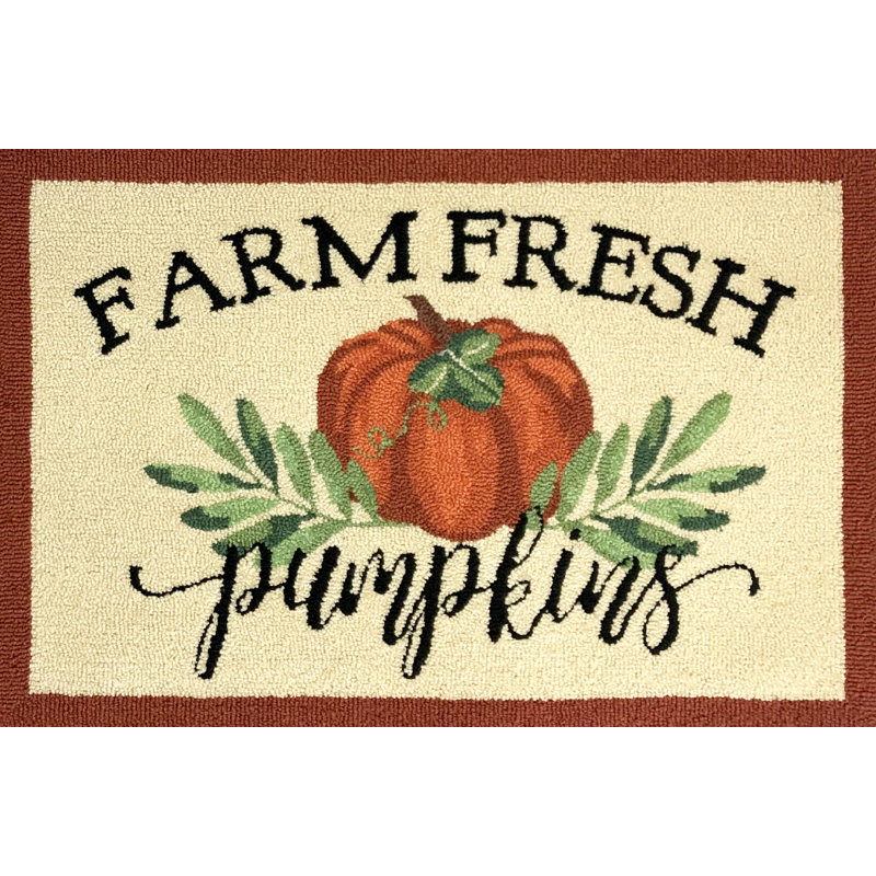 Citrouilles fraîches de ferme crème 24 x 36, L 24 po x L 36 po