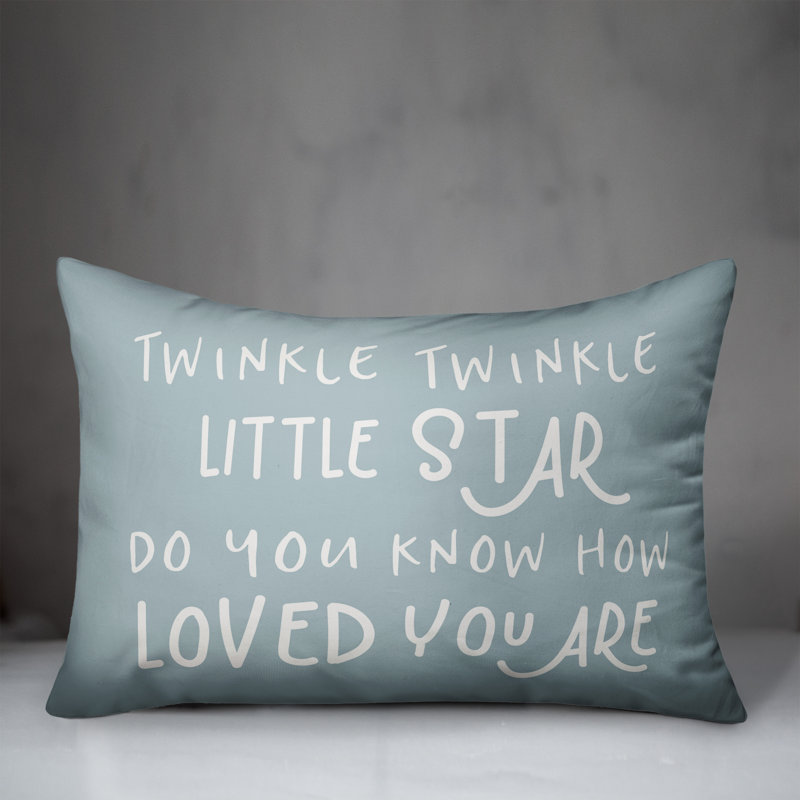 Housse et insert de coussin rectangulaire Twinkle Little Star