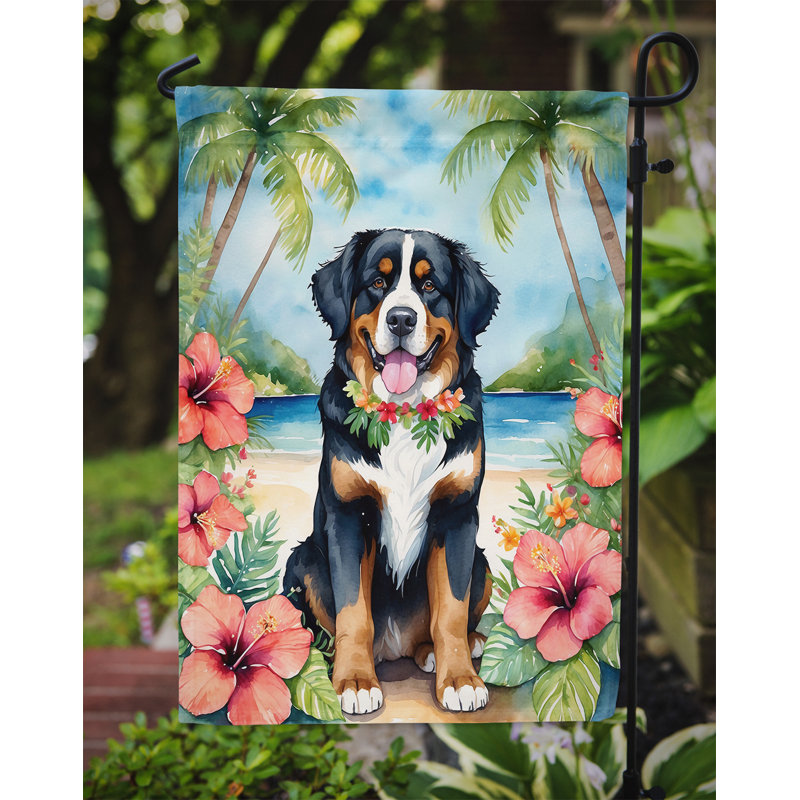 Drapeau de jardin en polyester double face H 15,5 po x l 11,25 po