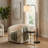 65" Moniek Metal Floor Lamp, Black/White