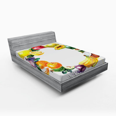 Fruit Microfiber Fitted Sheet
