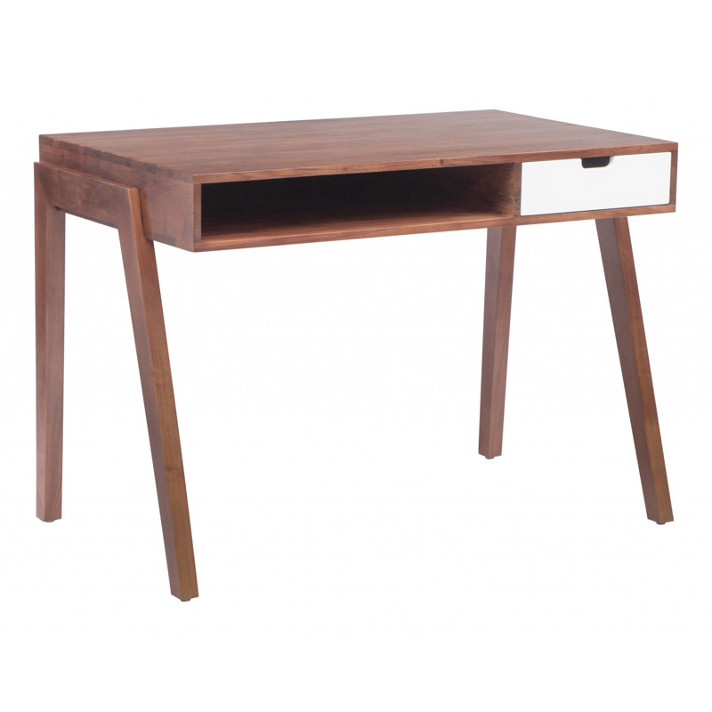 Aliciamarie Solid Wood Top Writing Desk