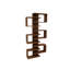 Bookcase With Geometric Shelves Rozalin-743725102