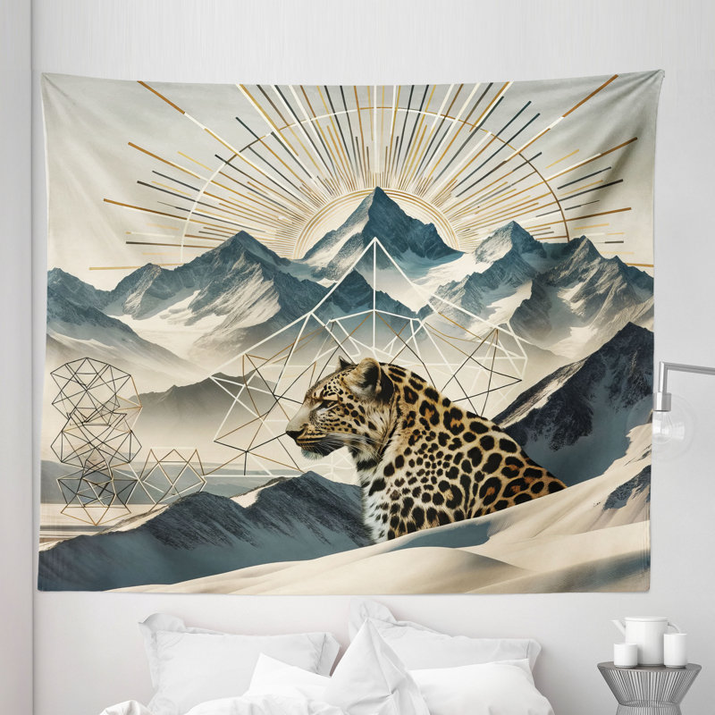 Tapisserie en microfibre, H 104 po x l 88 po