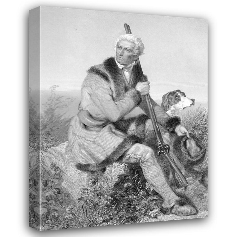 Daniel Boone, American Frontiersman, 24" H x 18" W