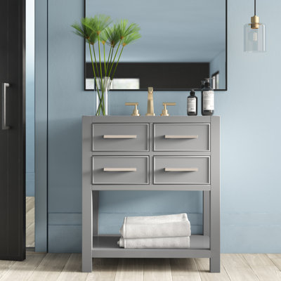 Brooks 30'' Single Bathroom Vanity Base Only