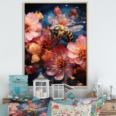 «Colorful Bee V», reproduction sur toile