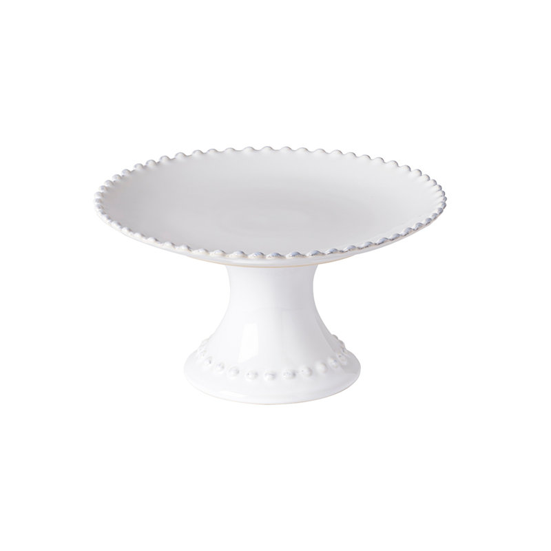 Pearl Stoneware Cake Stand