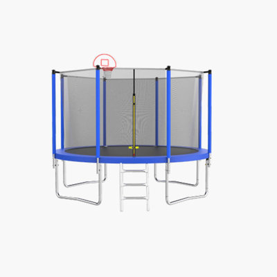 Beyong Round Backyard Trampoline with Safety Enclosure