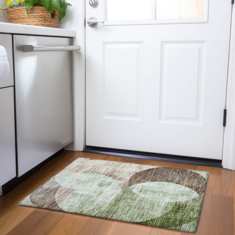 Tapis intérieur / extérieur lavable à la machine Cicel ACN1140, Rectangle 1 pi 8 po x 2 pi 6 po