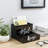 Black Desk Organizer For Keys and Mails Storage