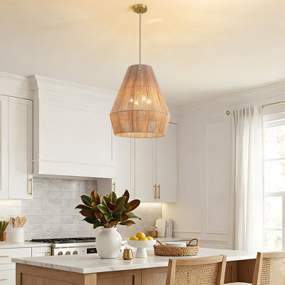 4 - Light Dimmable Geometric Chandelier