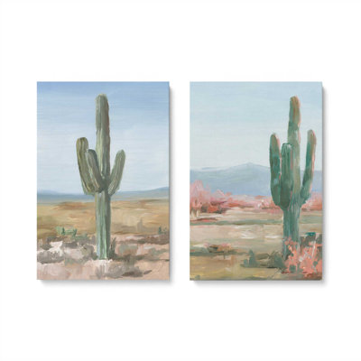 Ensemble de 2 cactus intemporels Saguaro