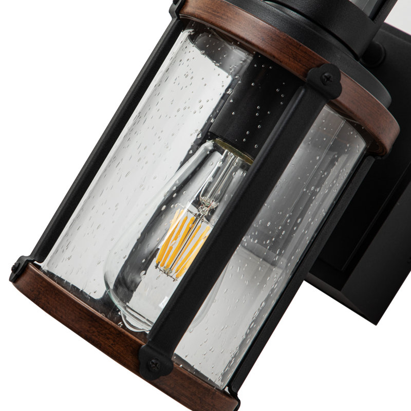 Lanterne murale noire 11,5 "H